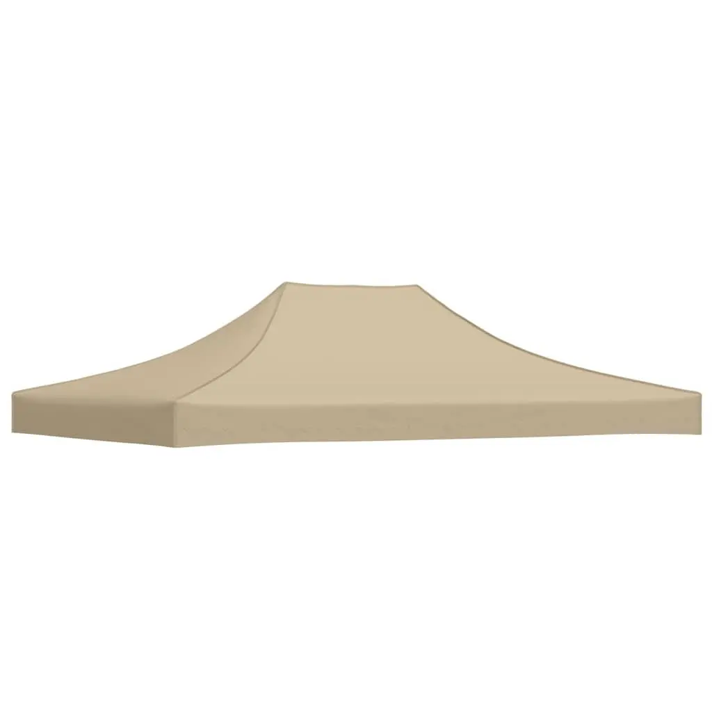 Party Tent Roof Replacement Canopy Top Cover Beige 4.5 x 3 m