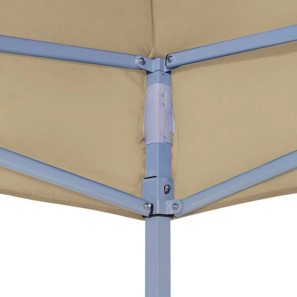 Party Tent Roof Replacement Canopy Top Cover Beige 4.5 x 3 m