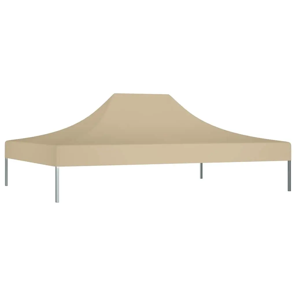Party Tent Roof Replacement Canopy Top Cover Beige 4.5 x 3 m