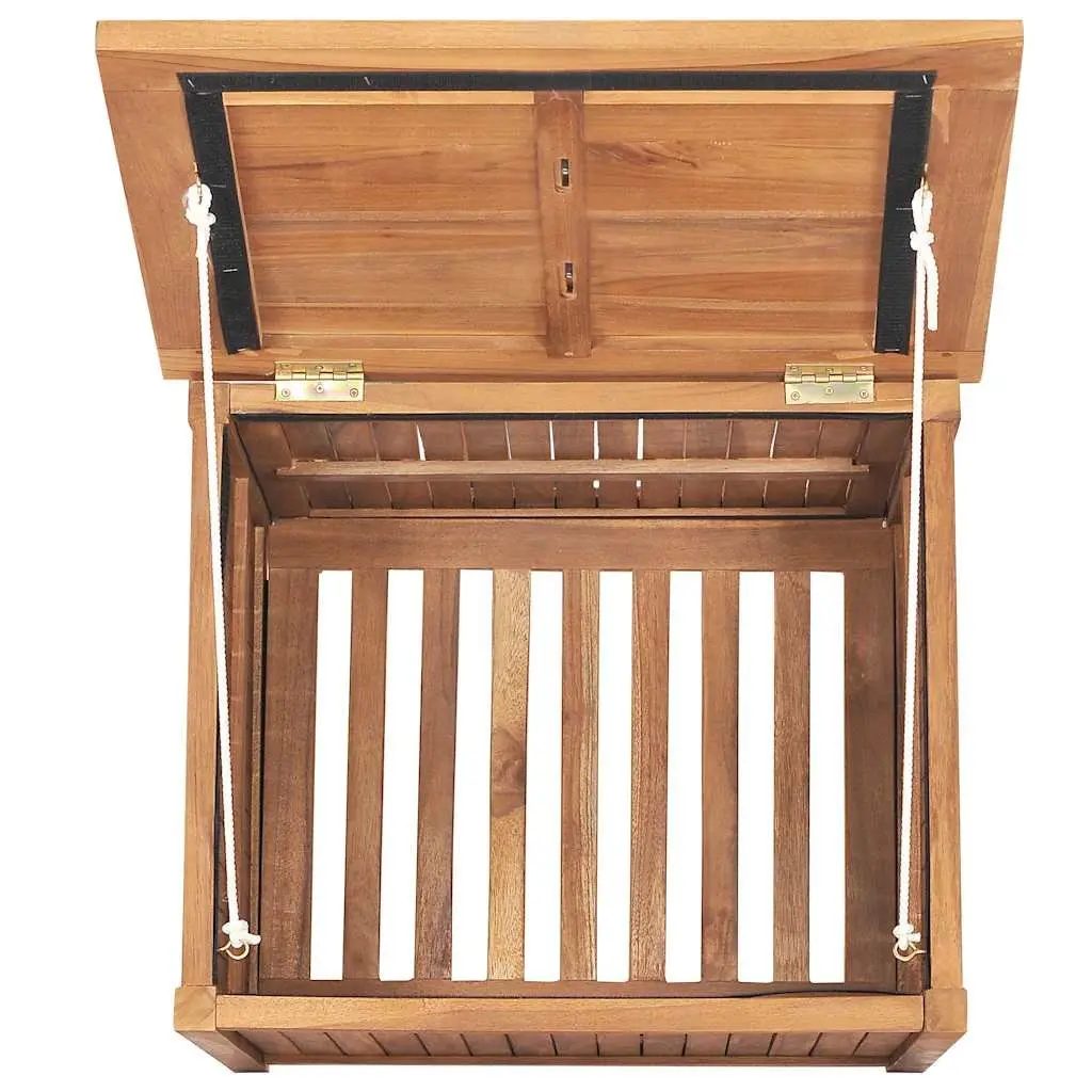 Garden Storage Box 60x50x58 cm Outdoor Wooden Deck Chest Patio Trunk