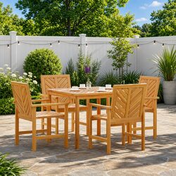 Gather Around This 5-Piece Outdoor Dining Set