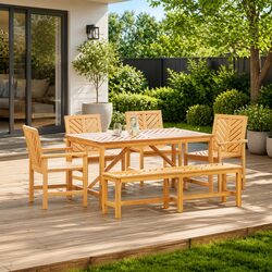 Friendly 6-Piece Garden Dining Set for Your Space