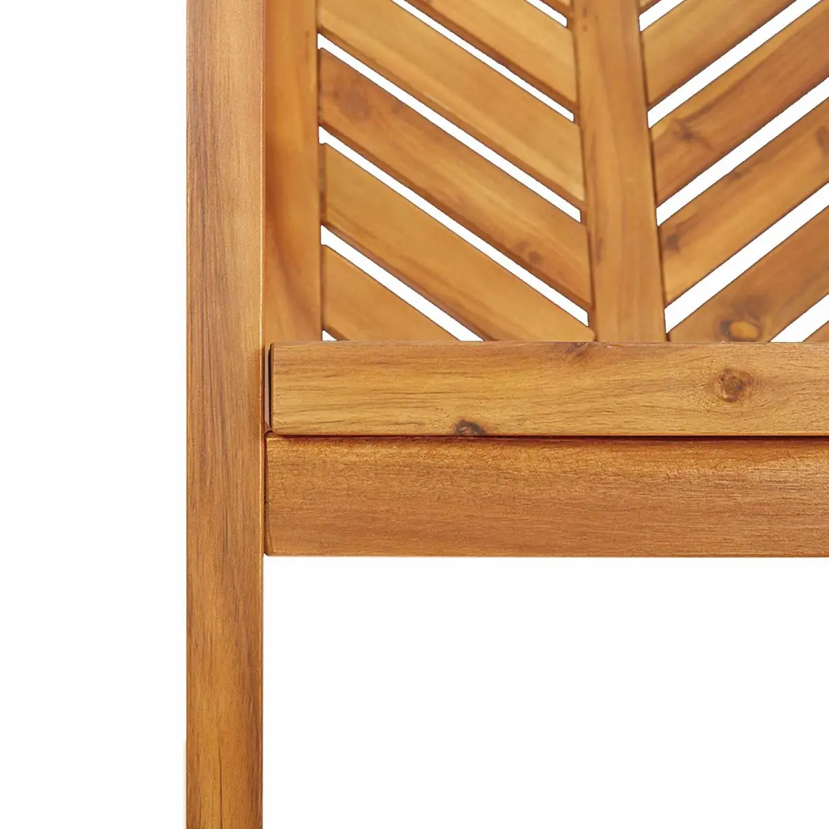 Garden Dining Set Solid Acacia Wood Brown 9 Piece Outdoor Furniture