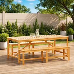 Join Friends Outdoors with Our 3 Piece Dining Set