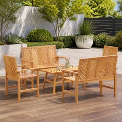 Your New Favorite 5-Piece Lounge Set for Outdoors