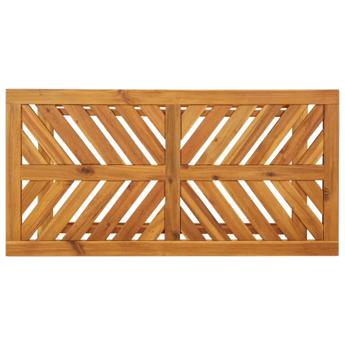Garden Lounge Set 3 Piece Outdoor Furniture Brown Acacia Wood Patio Seating