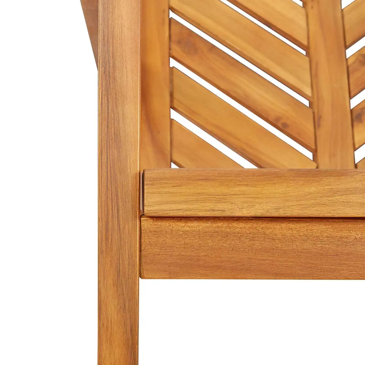 Outdoor Dining Chair Set 8 pcs Solid Acacia Wood Garden Patio Seating Brown