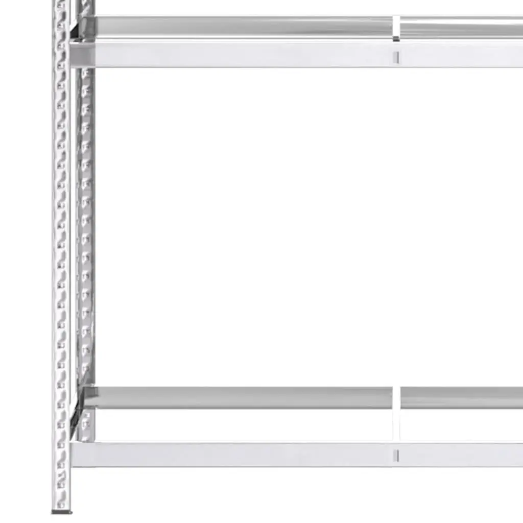 Tire Rack 2-Layer Heavy-Duty Steel Adjustable Shelving 110x40x180 cm Silver