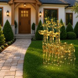 Brighten Your Home with LED Reindeer Decorations - 3 pcs