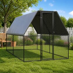 Friendly Outdoor Chicken Cage 2x4x2m for Your Chickens