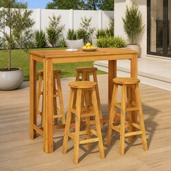 5 Piece Garden Bar Set: Enjoy Your Outdoor Living