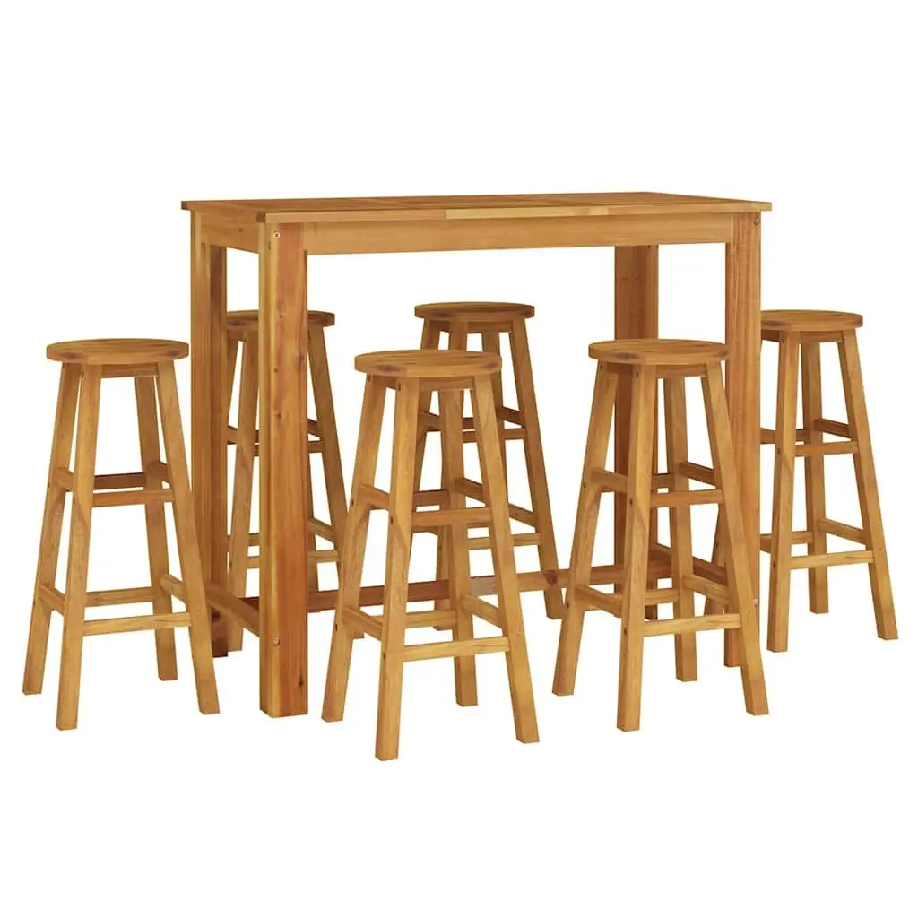 7 Piece Garden Bar Set