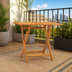 Folding Garden Dining Table 90x60x75cm - Perfect for You