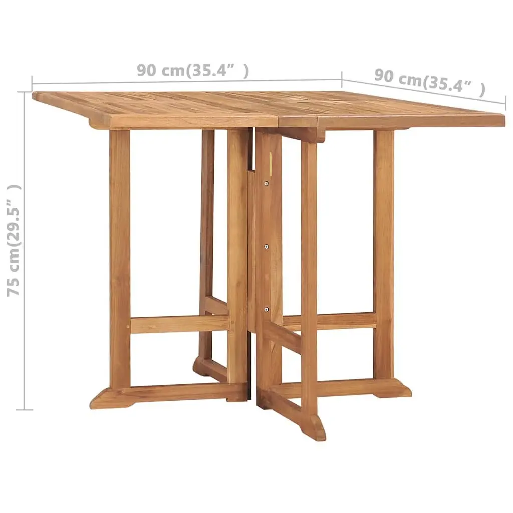 Folding Garden Dining Table