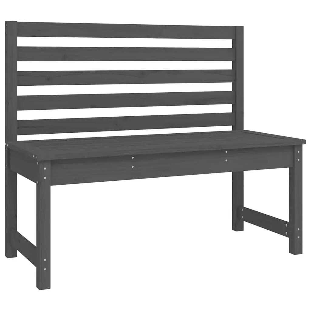 Garden Dining Set 4 Piece Outdoor Furniture Grey Wood Patio Table Chairs