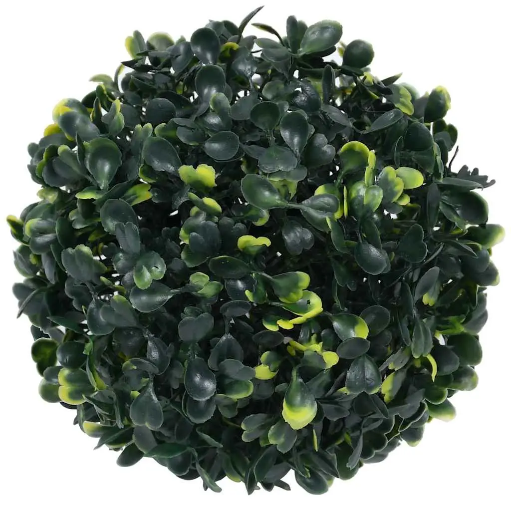 Artificial Boxwood Balls Weather-Resistant Green 22 cm