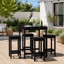 You’ll Love This 5 Piece Outdoor Bar Set for Your Patio