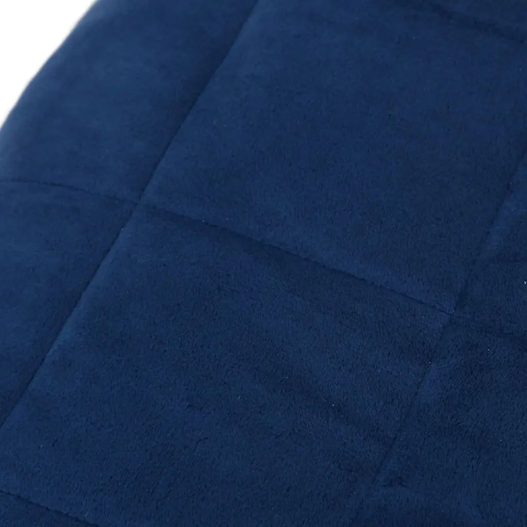 Weighted Blanket Blue 122x183cm 9kg Sleeping Aid Pressure Therapy