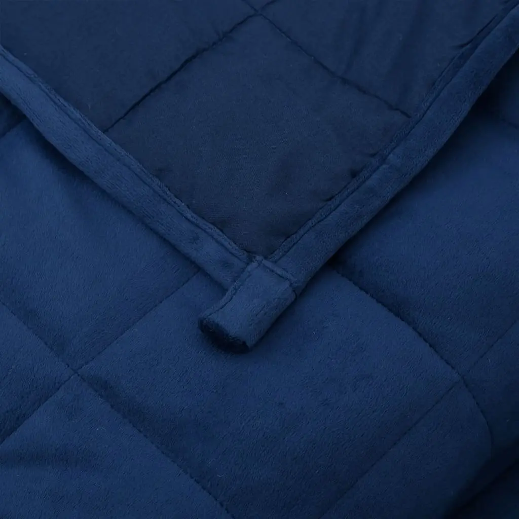 Weighted Blanket Blue 122x183cm 9kg Sleeping Aid Pressure Therapy