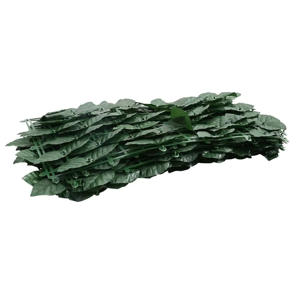 Garden Privacy Screen Decorative Green Leaves 400 x 100 cm