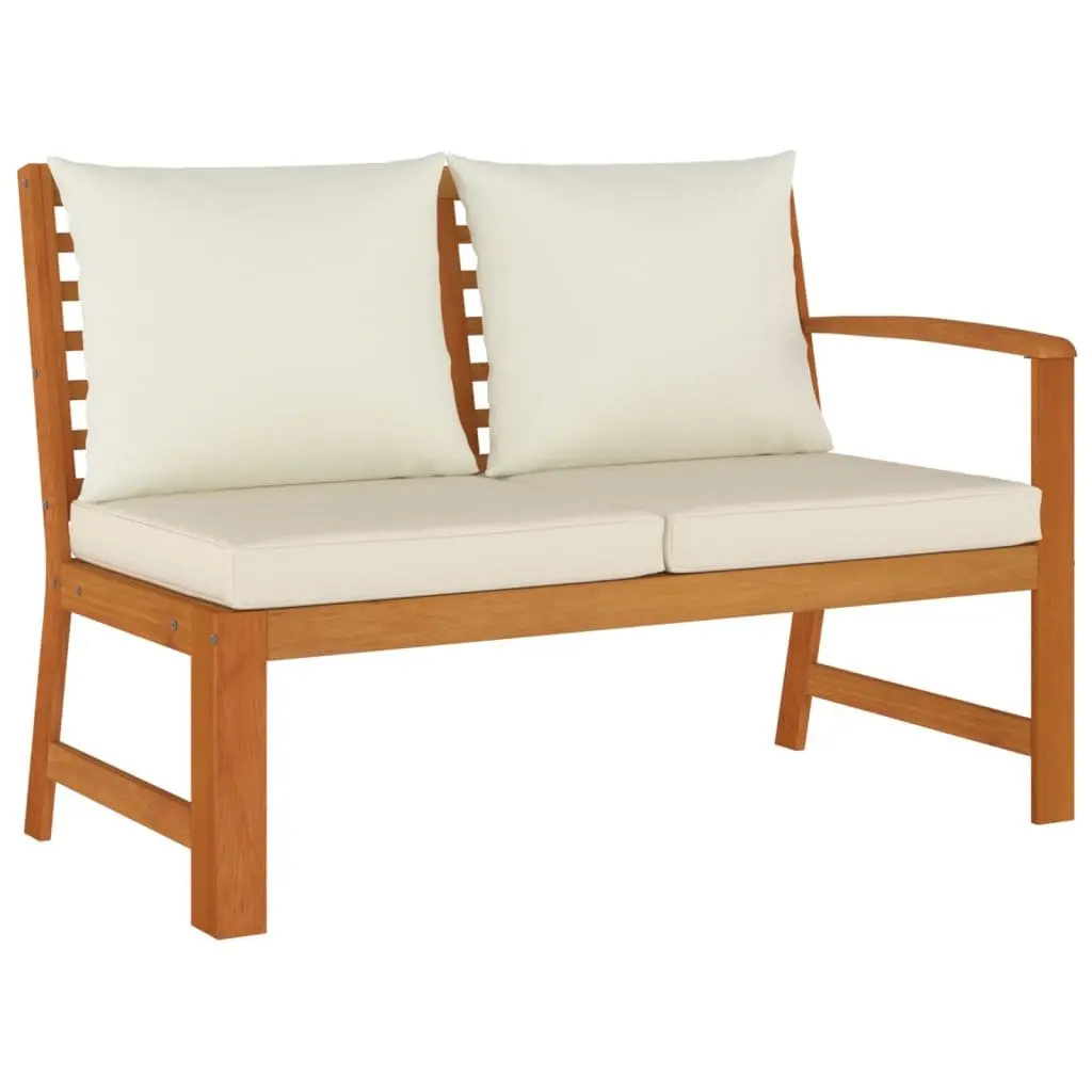 Garden Dining Set 9 Piece Modular Outdoor Furniture Solid Acacia Wood with Cushions