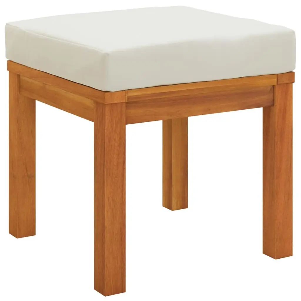 Garden Dining Set 9 Piece Modular Outdoor Furniture Solid Acacia Wood with Cushions