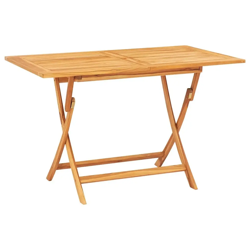 7 Piece Garden Dining Set Teak Wood Foldable Outdoor Furniture