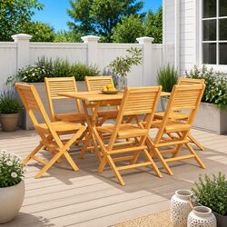 Welcome to Your New Outdoor Dining Experience with 7 Pieces