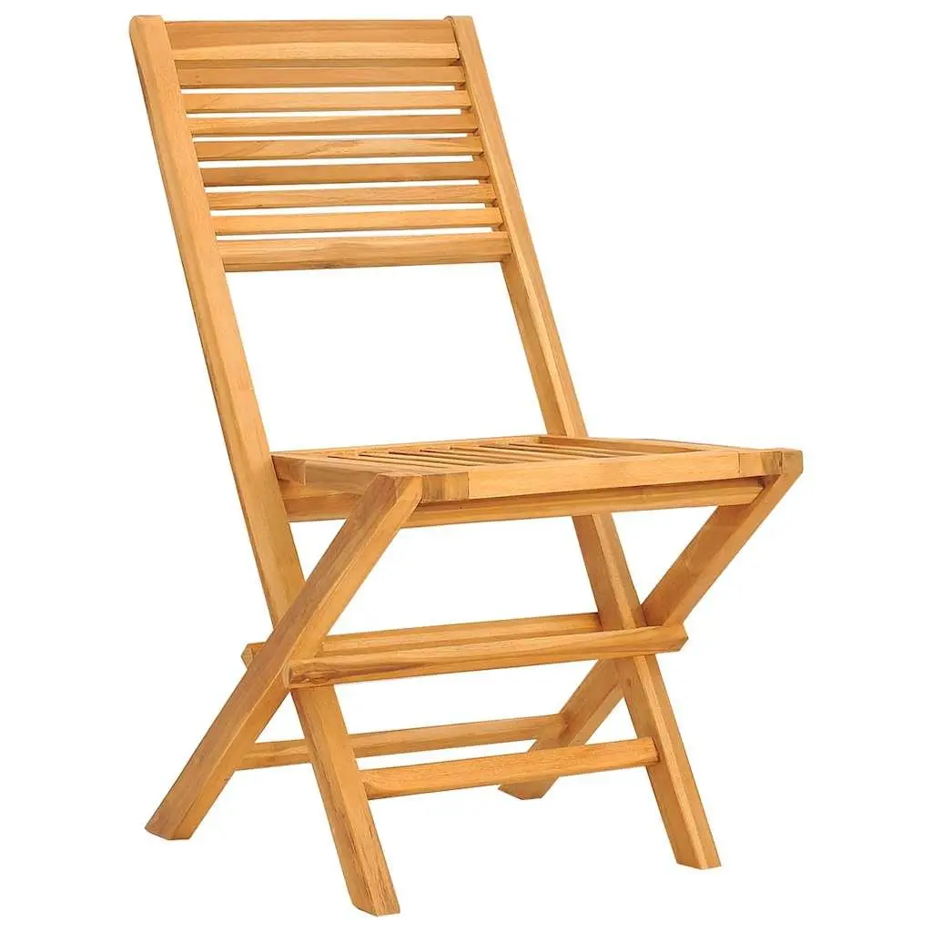 Garden Dining Set 7 Piece Outdoor Furniture Teak Wood Table Chairs Foldable