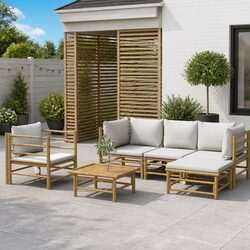 Your New Favorite 6-Piece Bamboo Lounge Set