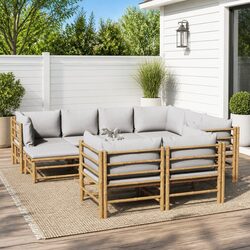 Your New 10-Piece Bamboo Lounge Set for Outdoor Relaxation