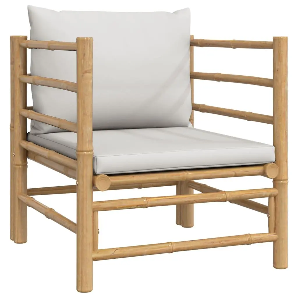 Bamboo Garden Lounge Set Modular Outdoor Furniture 12 Piece Brown