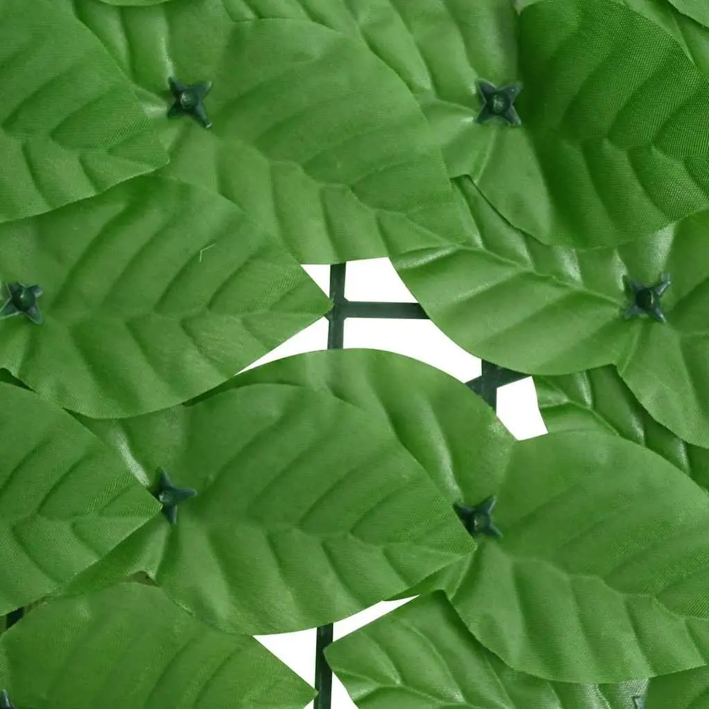 Garden Privacy Screen Leaf Pattern 400x100cm Outdoor Balcony Terrace Shade Panel