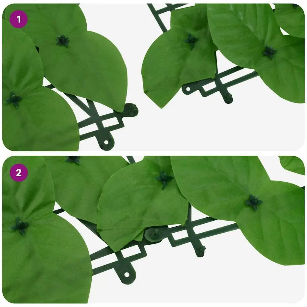 Garden Privacy Screen Green Leaves 600x100cm Outdoor Sunshade
