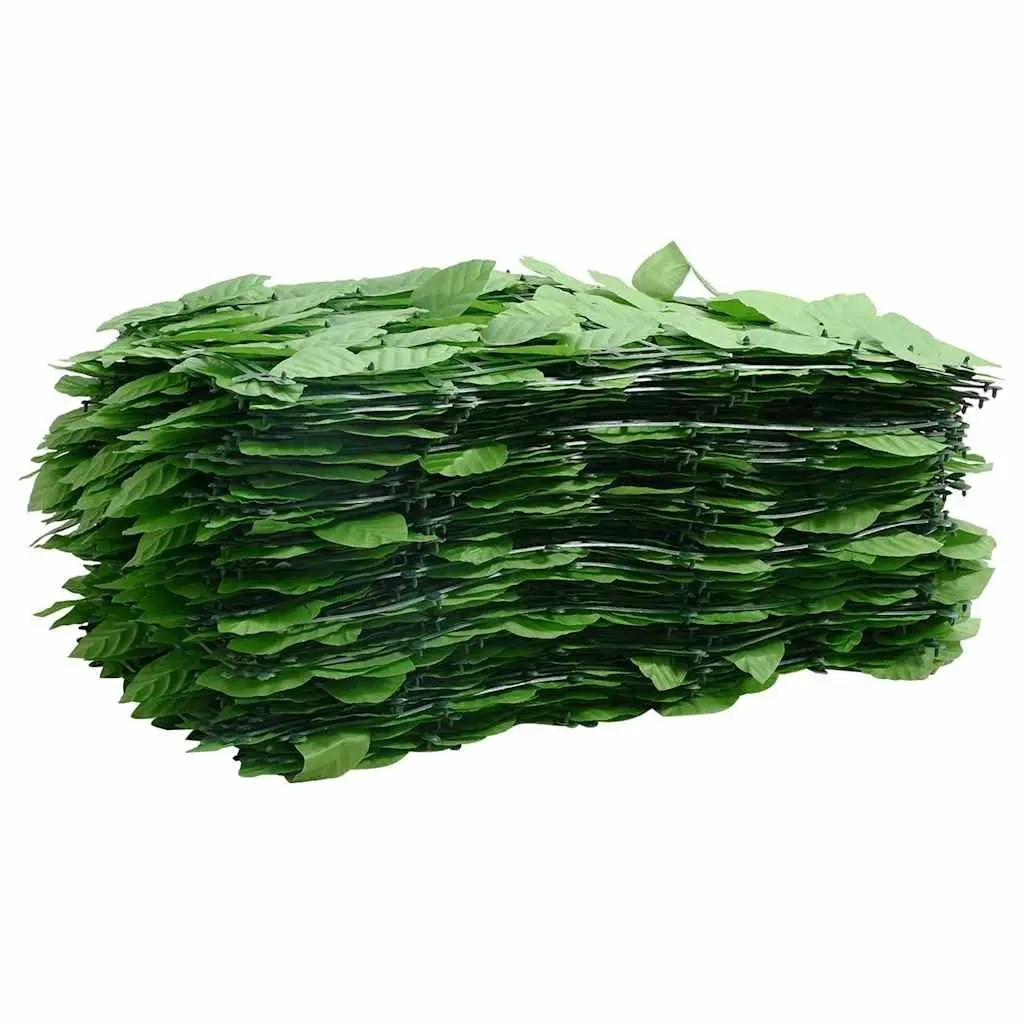 Privacy Screen Green Leaves 400x150 cm