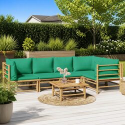 Create Your Perfect Outdoor Space with 6 Piece Lounge Set