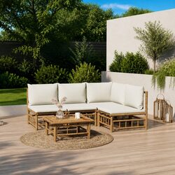 Friendly 5 Piece Garden Lounge Set for Relaxing Outdoors