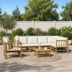 Friendly 7 Piece Outdoor Lounge Set with Cushions