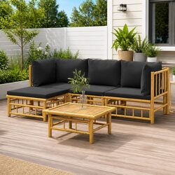 Your Perfect Outdoor Retreat: Bamboo Lounge Set