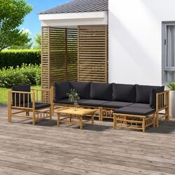 Friendly 7-Piece Garden Lounge Set with Cushions