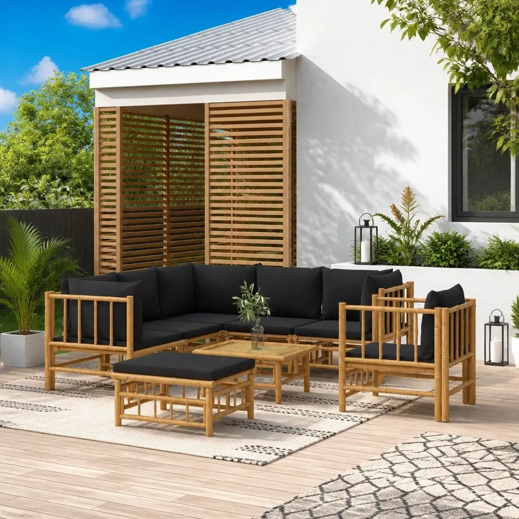 8-Piece Garden Lounge Set with Cushions
