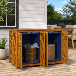 Your Friendly Outdoor Storage Solution in Acacia Wood