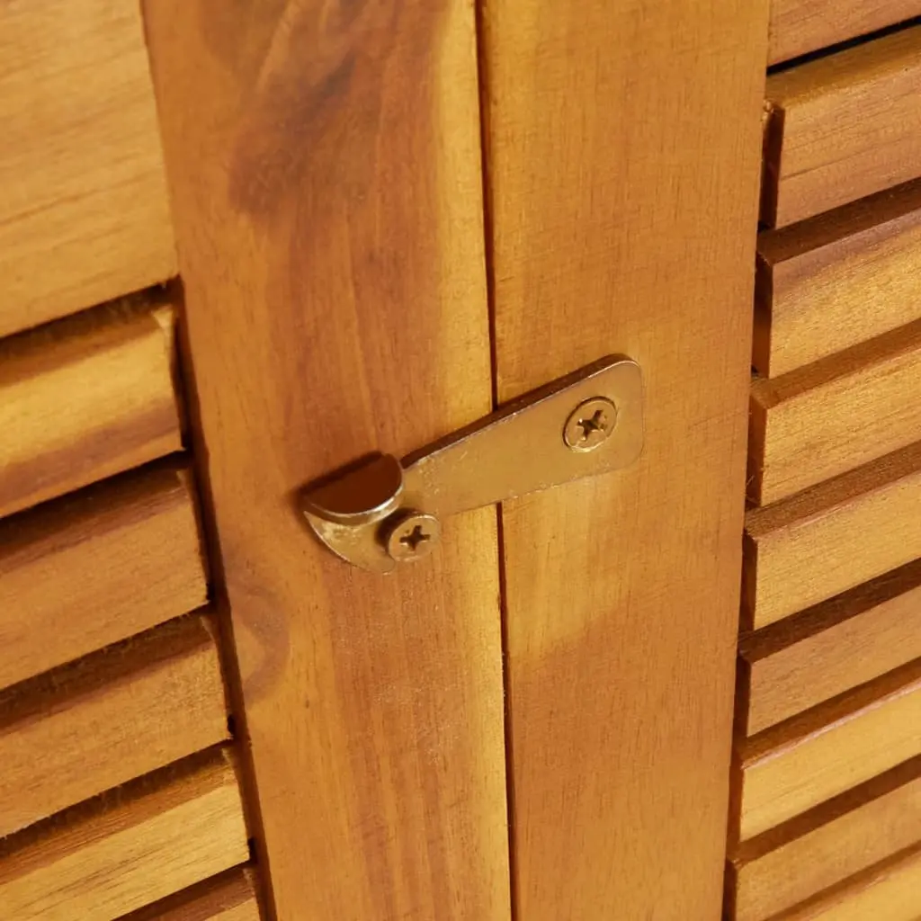Garden Storage Box Solid Acacia Wood 280x87x104 cm