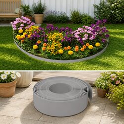 Easy-to-Use Flexible Garden Edging for Your Flower Beds