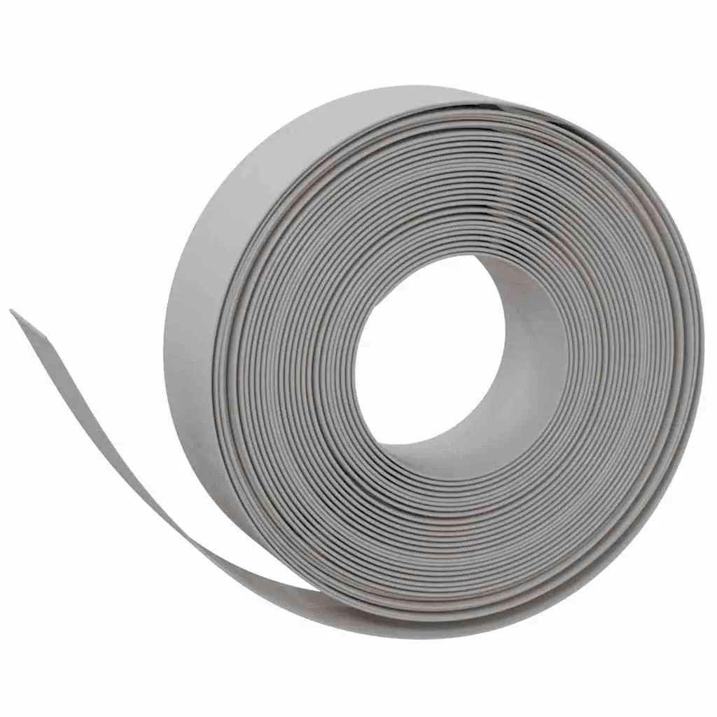Garden Edging Borders Flexible Grey 10 m 4 Piece Lawn Edging Strips