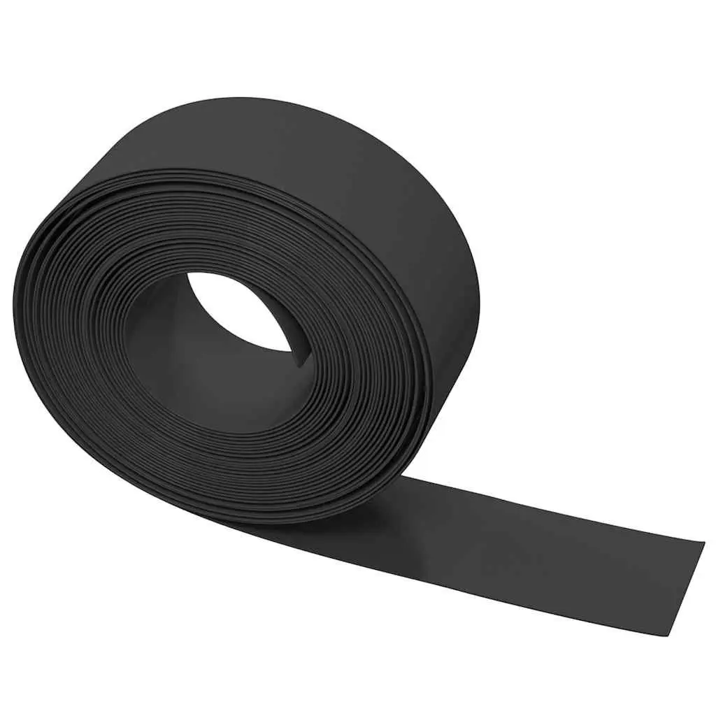 Garden Edging Flexible Black 10m for Flower Bed Path Barrier
