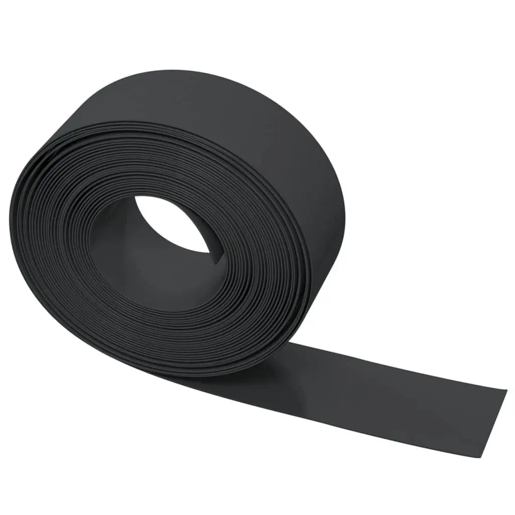 Garden Edging Border Flexible Black 10m 4 Pieces