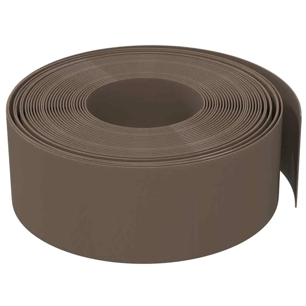 Garden Edging Borders Flexible Brown 10 m 5 Pieces