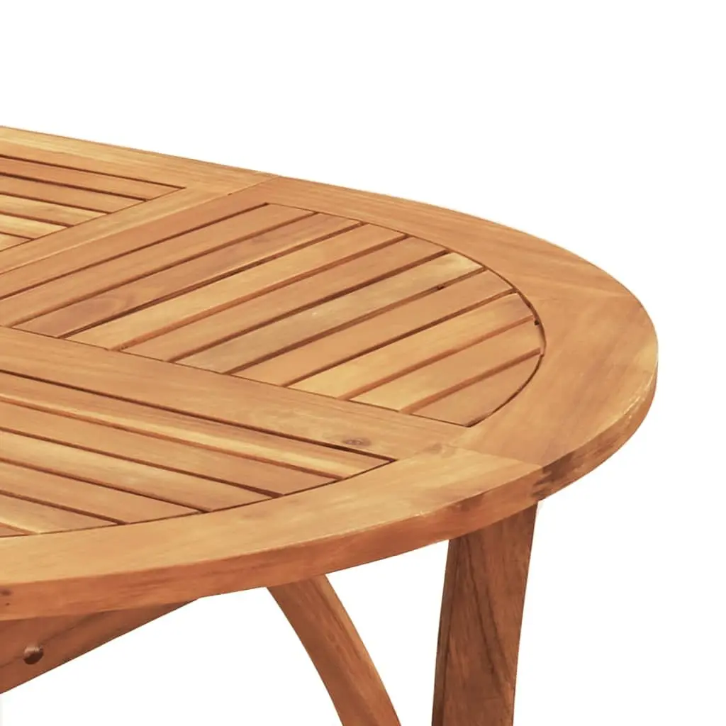 7 Piece Garden Dining Set Solid Wood Acacia Brown Outdoor Furniture Patio
