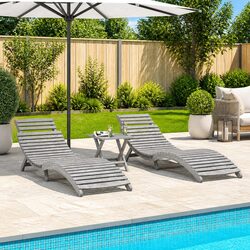 Invite Relaxation with Our Loungers Set and Table